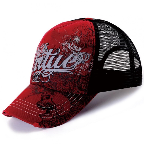 V9567 DC CAPS 5 Panel Washed Trucker Hat Mesh Back