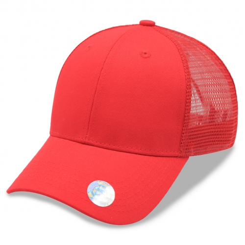 6630 DC CAPS 6 Panel  Ponytail Trucker Cap